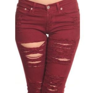 Aphrodite Distressed Skinny Jeans sz 3-5 NEW!!